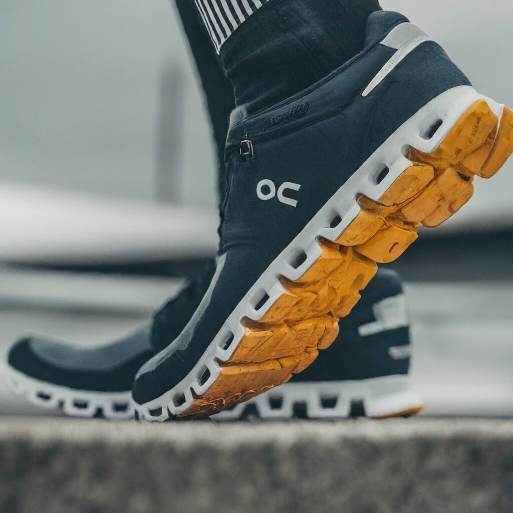 Close-up of the CloudTec sole showcasing its design.