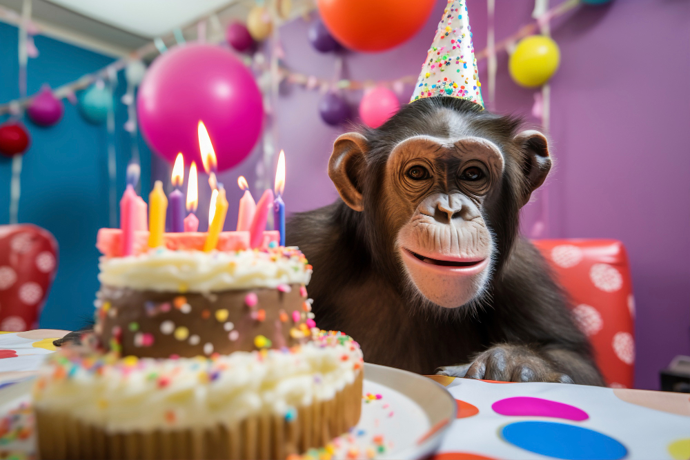 A funny meme or cartoon related to birthdays.